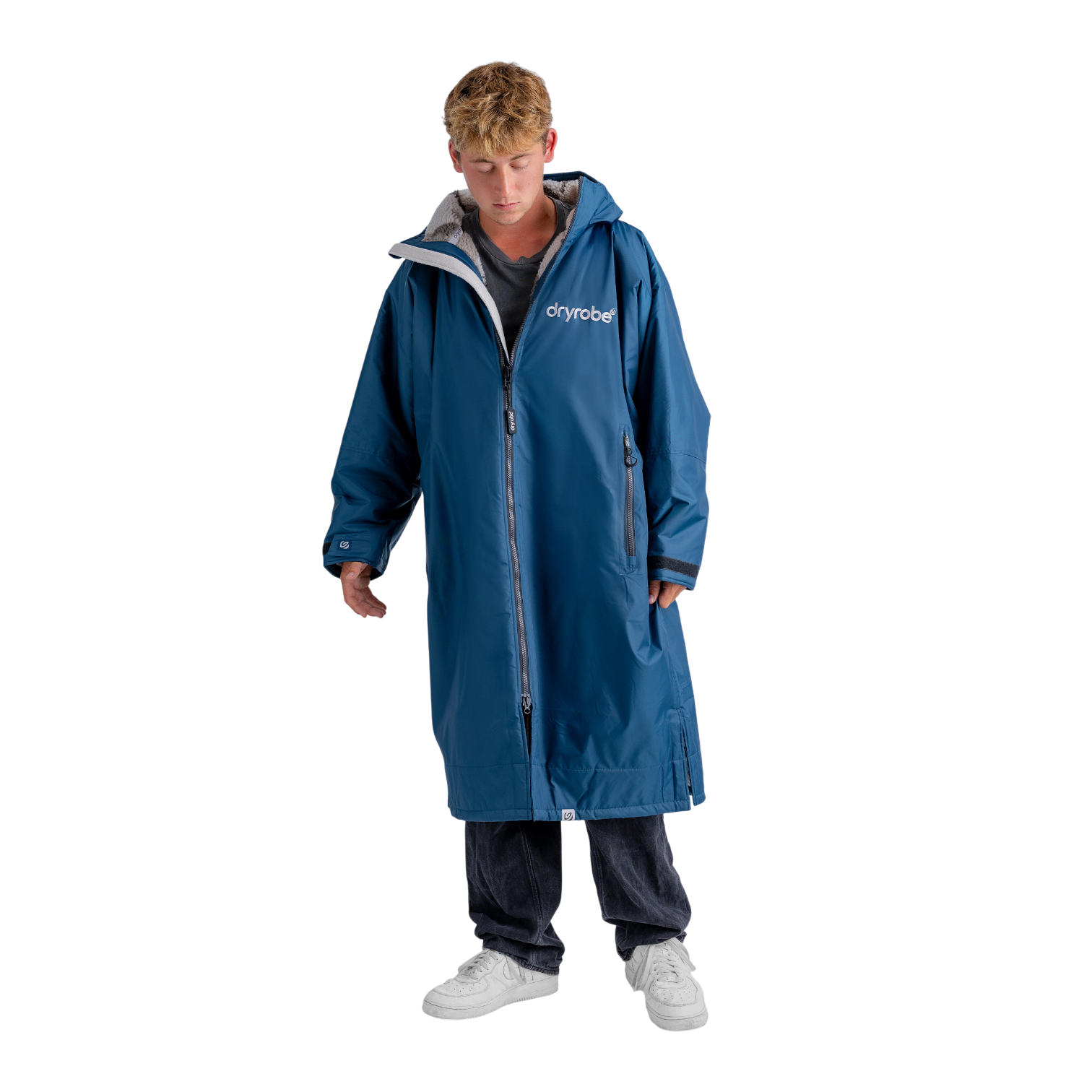 dryrobe® Advance | Long Sleeve - Deep Sea Blue - Image 6