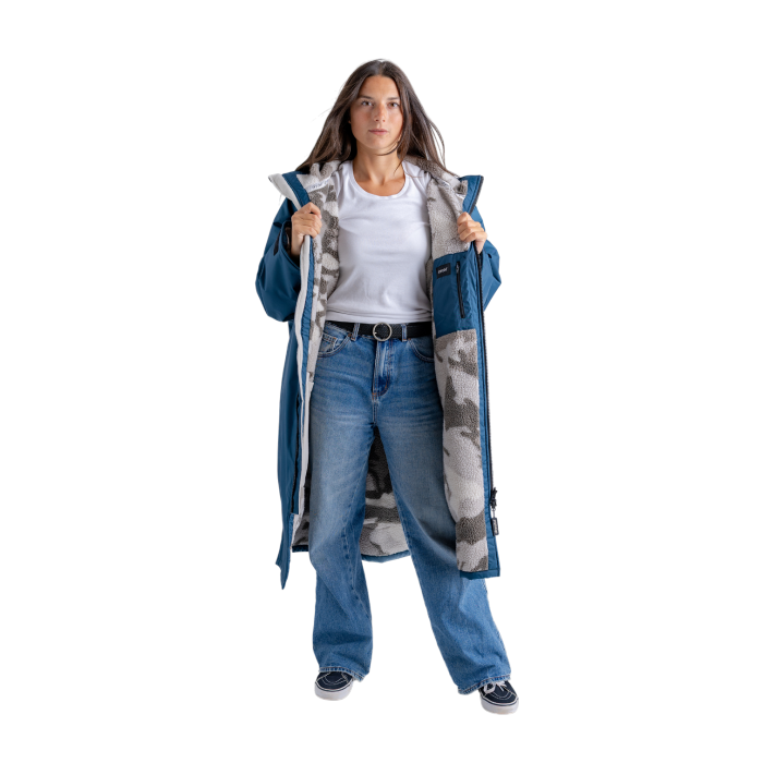 dryrobe® Advance | Long Sleeve - Deep Sea Blue - Image 2
