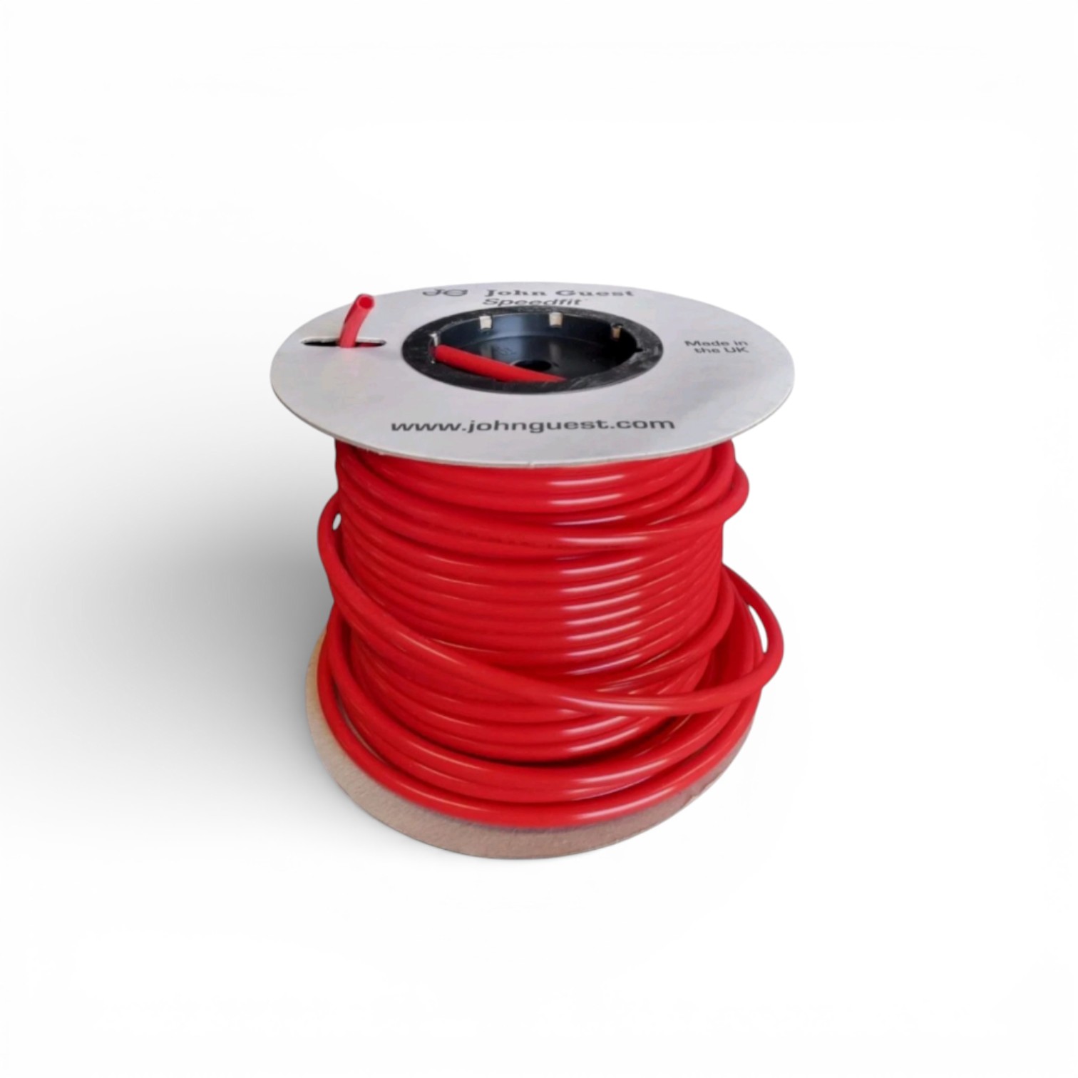 100m JOHN GUEST SEMI RIGID Hot Red 12MM OD (EXTERNAL) FRESH WATER HOSE / PIPE trade roll