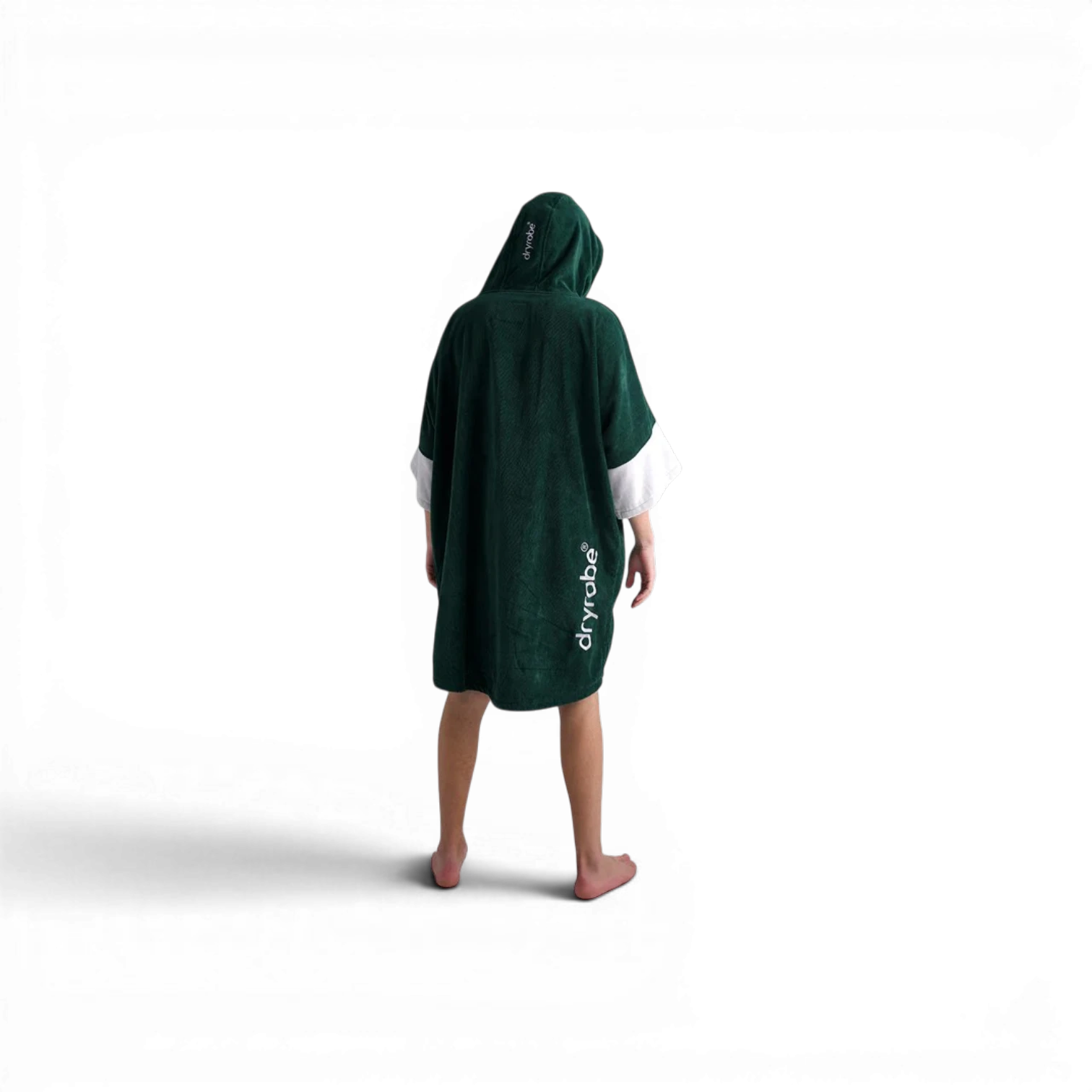 dryrobe® Sycamore Green Full-Zip Organic Towel Robe - Image 4