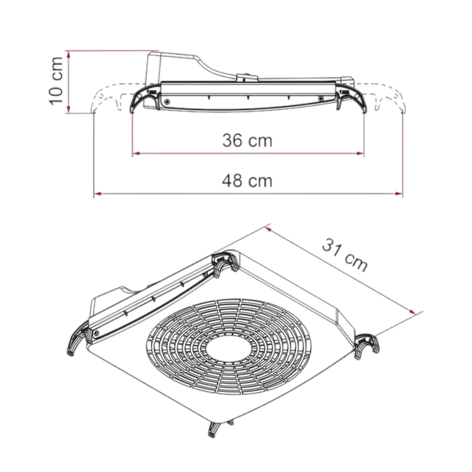 Fiamma Turbo Kit 98683-059 air circulation motorhome - Image 2