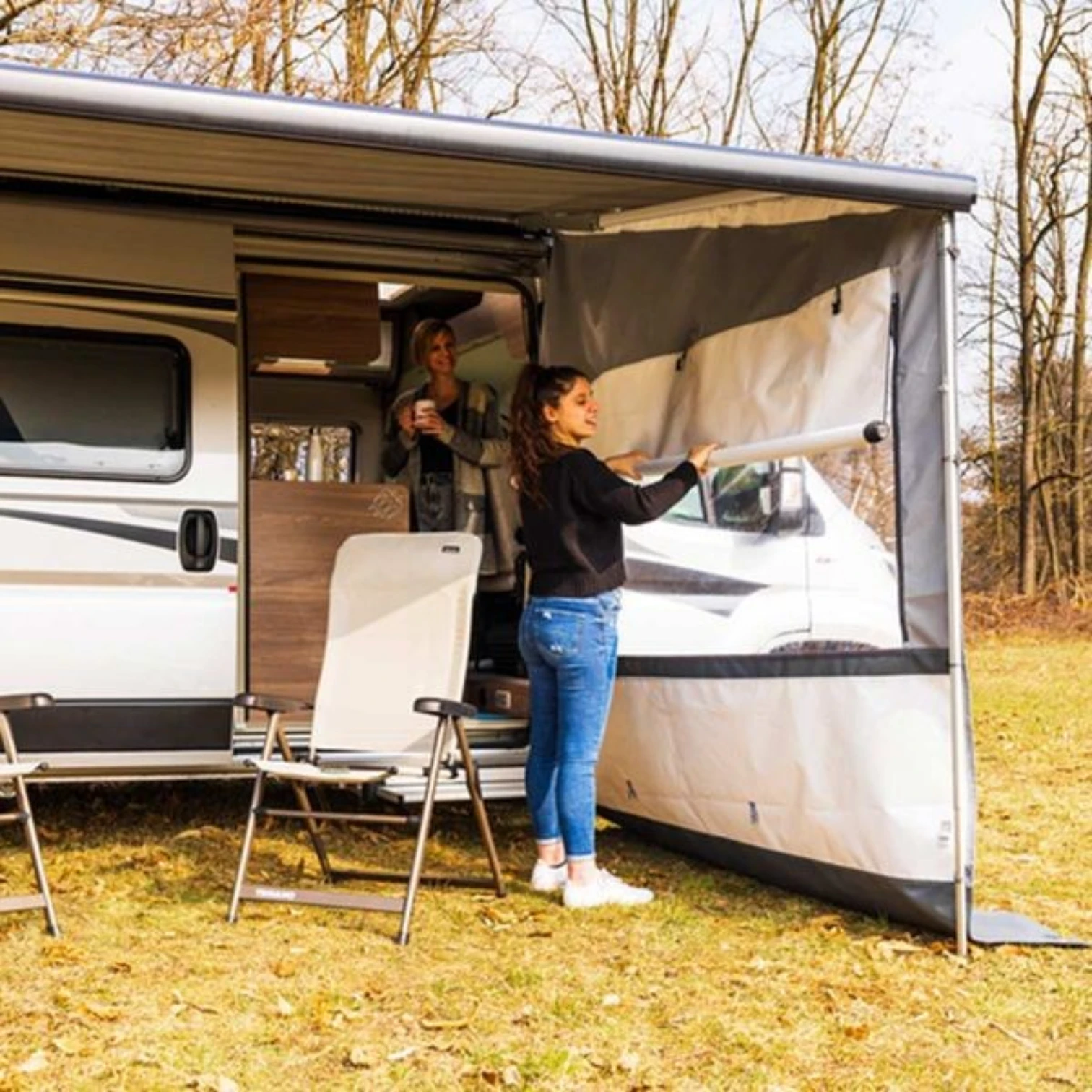 Fiamma Side W Pro Shade F45 F80s Left side 07976-02