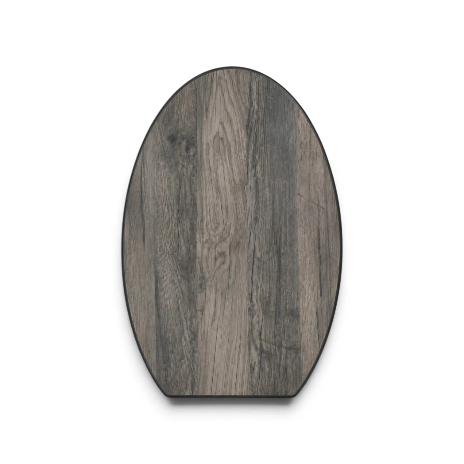 Santa Fe Grey Oak Egg shape Table top 600 x 400mm ideal camper or boat