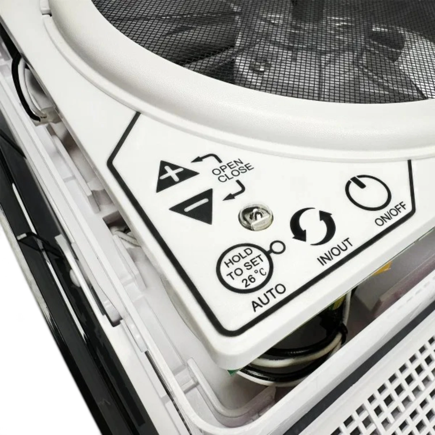 Maxxair MaxxFan Deluxe Compact Tint 280 x 280mm Small Version - Image 4