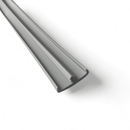 silver double lip trim